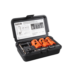 Product image for Klein 32905 Electrician's Hole Saw Kit with Arbor 3-Piece