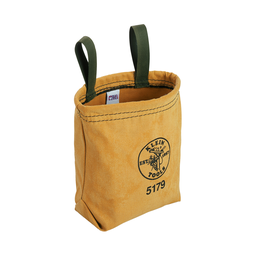 Product image for Klein 5179 Tool Pouch, Water-Repellent Bag with Belt Loops, 7.5 x 7 x 3.5"