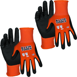 KLEI 60581 A1 CUT KNIT DIPPED GLOVES, L, 2-PR