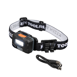 Product image for Klein 56049 Rechargeable Light Array Headlamp w/ Strap, 260 Lumen, All-Day Runtime