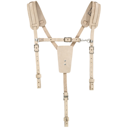 Product image for Klein 5413 Soft Leather Work Belt Suspenders