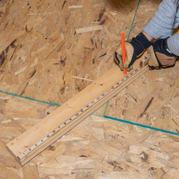 Wood Folding Rule, Inside Reading