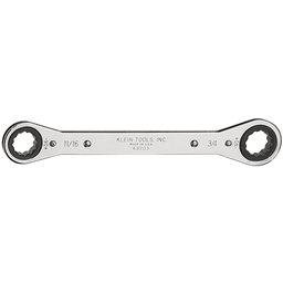 Product image for Klein 68205 Ratcheting Box Wrench 11/16 x 3/4"