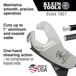 Cable Cutter Coaxial 1-Inch Capacity