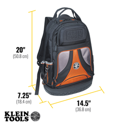 Tradesman Pro™ Tool Bag Backpack, 39 Pockets, Black, 14-Inch