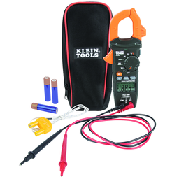 Product image for Klein CL220 Digital Clamp Meter, AC Auto-Ranging 400 Amp with Temp