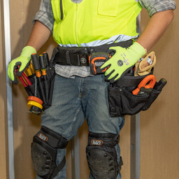 Electrician's Padded Tool Belt/Pouch Combo, 27-Pocket, 4-Piece, L