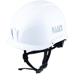 Product image for Klein 60145 Safety Helmet, Non-Vented-Class E, White