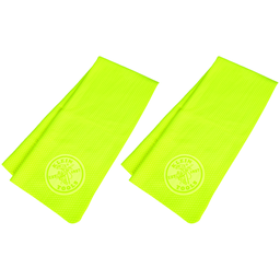 Klein 60486 Cooling PVA Towel, High-Visibility Yellow, 2-Pack