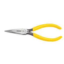 Product image for Klein D203-6 Pliers, Needle Nose Side-Cutters, 6"
