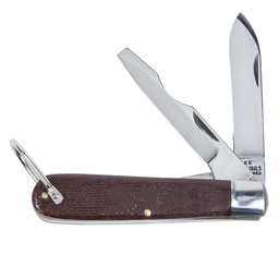 2 Blade Pocket Knife, Steel, 2-1/2-Inch Blade