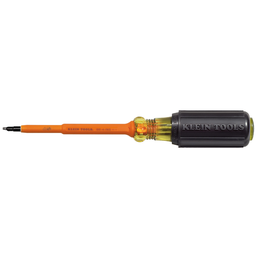 Product image for Klein 661-4-INS Insulated Screwdriver, #1 Square Tip, 4" Shank
