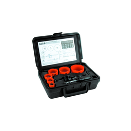 Product image for Klein 31902 8pc Bi-Metal Hole Saw Kit