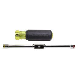 Product image for Klein 65064 2-in-1 Nut Driver, Hex Head, 1/4" and 5/16"