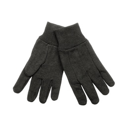 Product image for Klein 40002 Cotton Jersey Dark Brown Knit Cuff Work Gloves