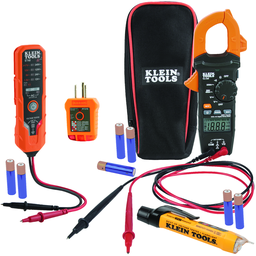 Product image for Klein CL120VP Clamp Meter Electrical Test Kit