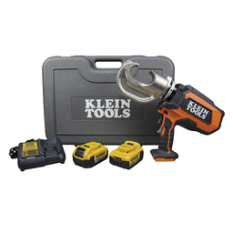 Product image for Klein BAT20-12T1651 Battery-Operated 12-Ton Crimper Kit