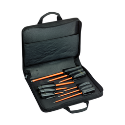 Screwdriver Set, 1000V Insulated Slotted and Phillips, 9-Piece