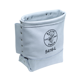 Tool Bag, Bull-Pin and Bolt Bag, Tunnel Loop, Leather, 5 x 10 x 9-Inch