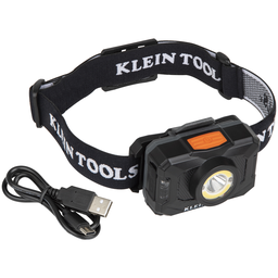 Product image for Klein 56414 Rechargeable 2-Color LED Headlamp with Adjustable Strap