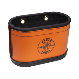 Klein 5144BHB Hard-Body Bucket, 14 Pocket Oval Bucket with Kickstand