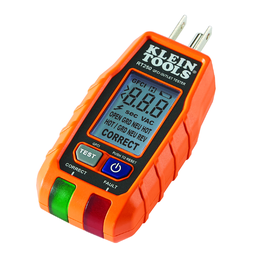 Klein RT250 GFCI Receptacle Tester with LCD
