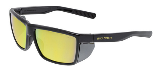 SR21GZ SWAGGER GLASSES GOLD MIR BLK FRM