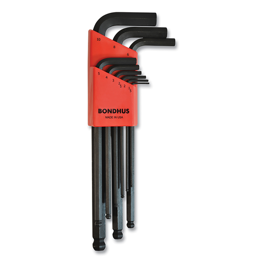SET 9PC BALLDRIVER METRIC 1.5MM-10MM