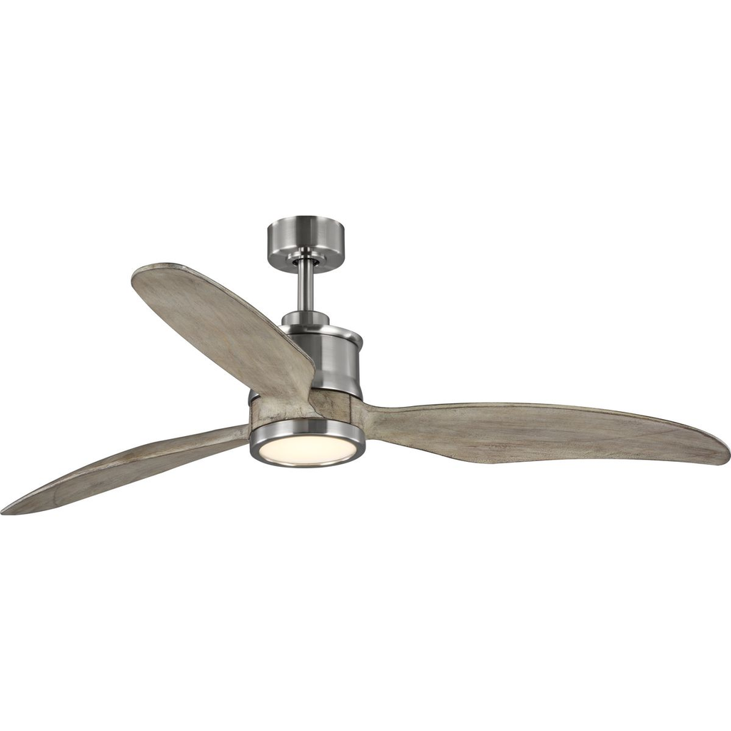 Product image for Progress P250002-009-30 Farris Collection Three-Blade Carved Wood 60" Ceiling Fan