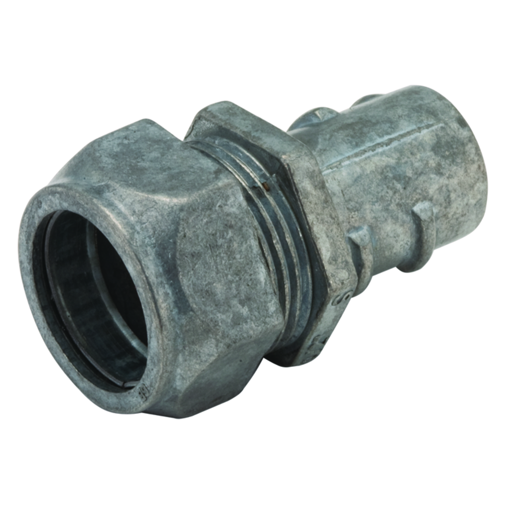 Product image for Raco 1483 3/4" Flex to 3/4" EMT Screw-In/Compression Coupling