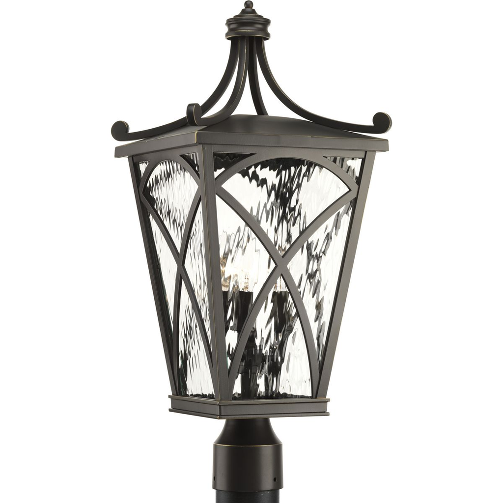 Product image for Progress P6442-108 Cadence Collection Three-Light Post Lantern