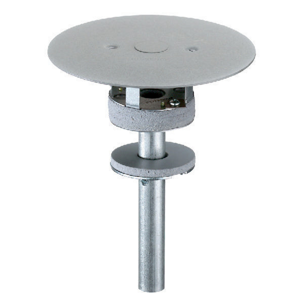 Product image for Hubbell PT7FFSDGY Gray 1-Service Flush Furniture Feed Fire Rated Poke-Through Device