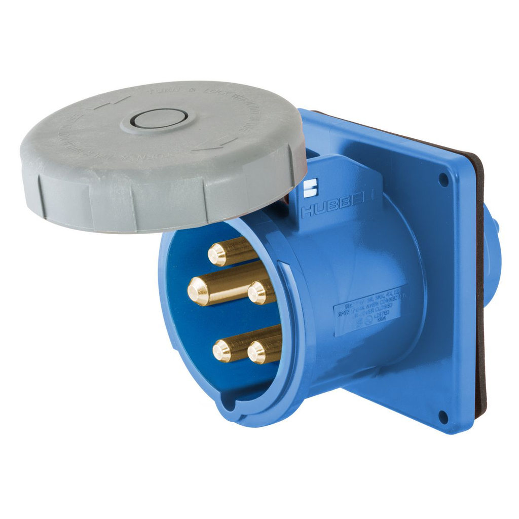 Product image for HWDK HBL560B9WR PS, IEC, INLET, 4P5