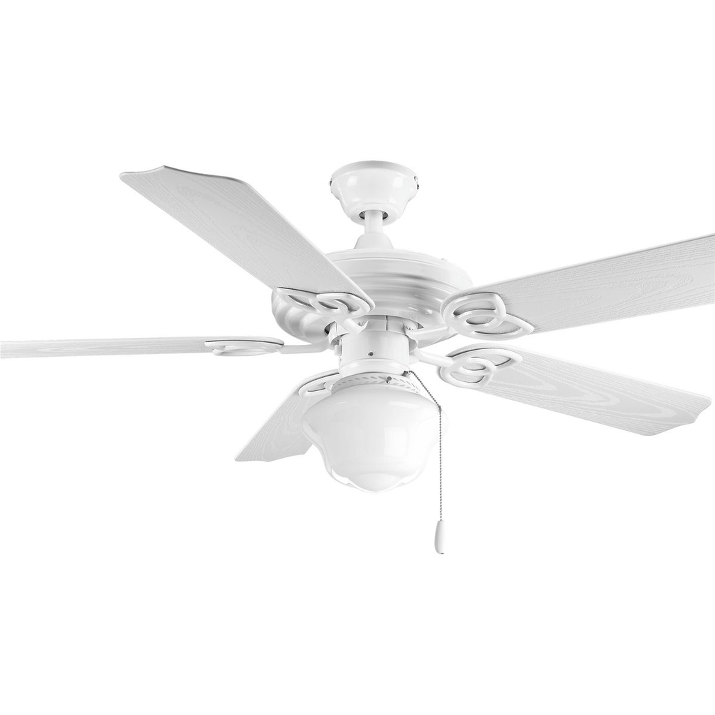 AirPro 52" 5-Blade Indoor/outdoor ceiling fan in White