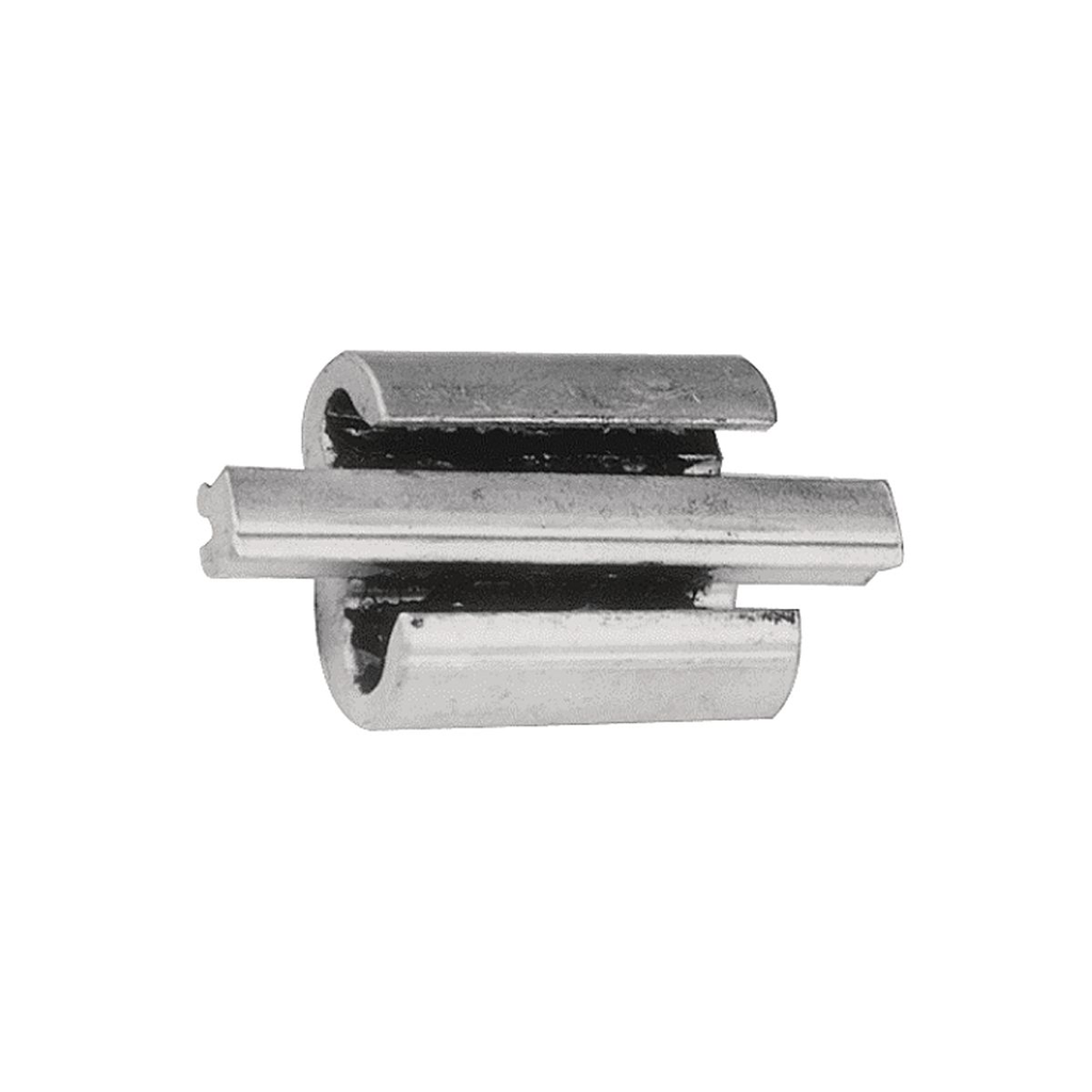 Mayer-DDS-Wide range, universal and reversible, Figure 3 shaped aluminum connector with adjustable overhanging spacer that separates conductors,Conductor Groove A Solid:6, 4, 3 , 2.-1