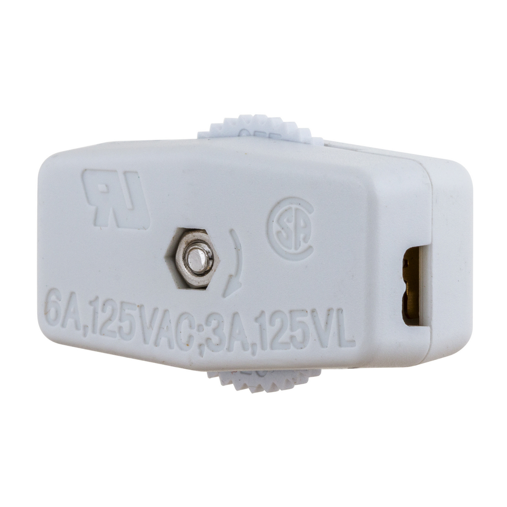 Product image for HWDK RS100W CORDSWITCH, 6A 125V, MI
