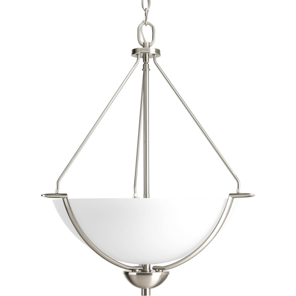 Product image for Progress P3912-09 Bravo Collection Three-Light Inverted Pendant