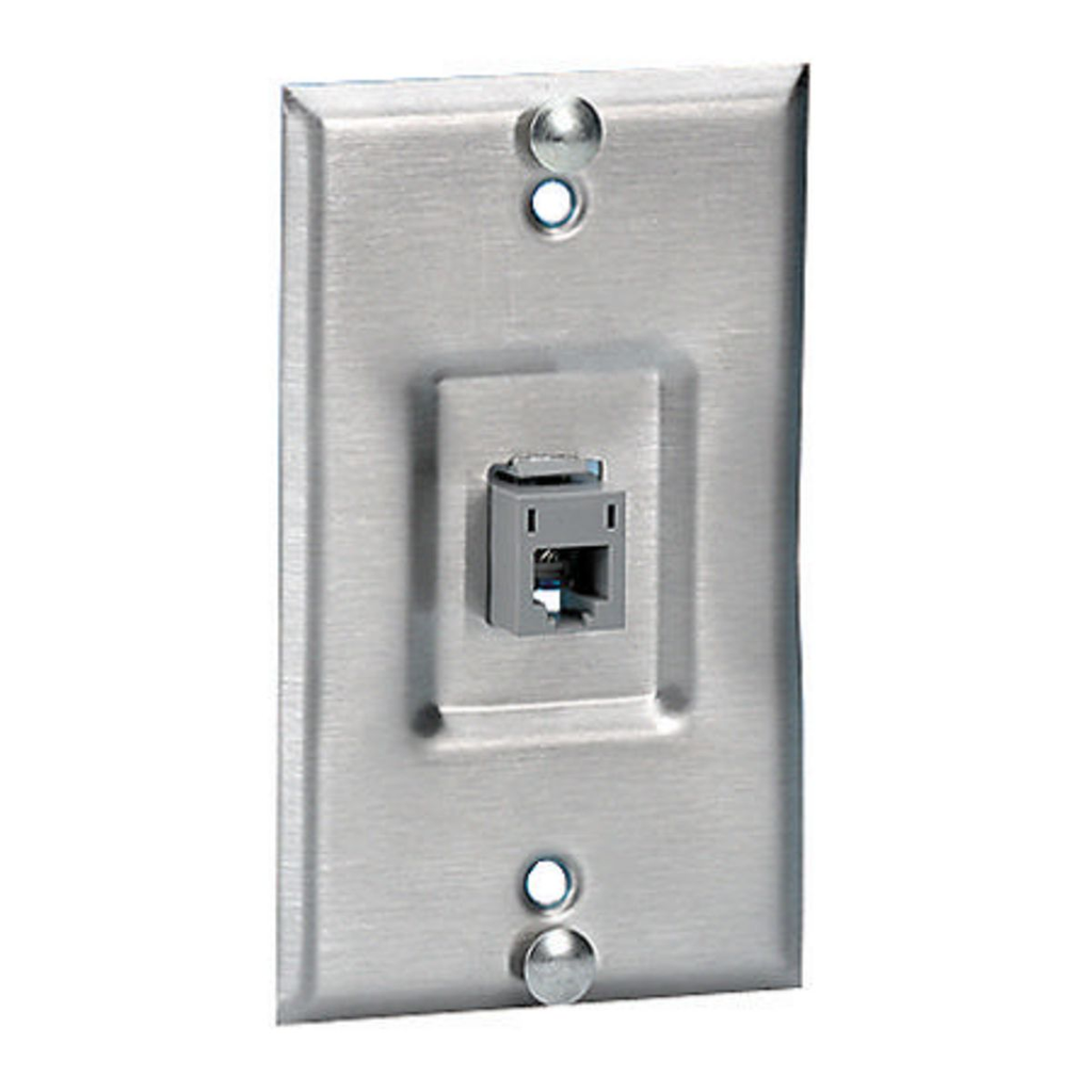 Product image for HPW SPUR PLATE,W-PHONE,USOC,1-G,1PO