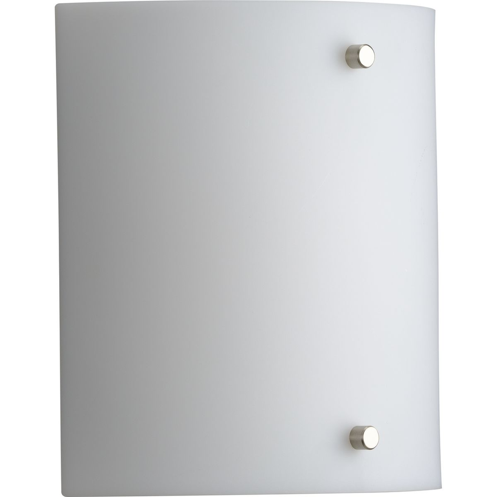 Product image for Progress P710102-060-30 Curve LED One-Light White Opal Acrylic Modern Style Wall Sconce Light