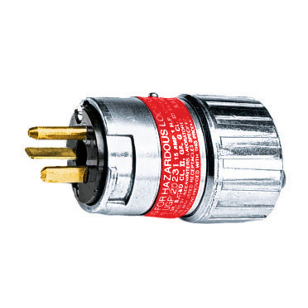 Hubbell UGP20231 20 Amp 125 Volt 2-Pole 3-Wire NEMA 5-20P Straight Blade Plug Product image for Hubbell UGP20231 20 Amp 125 Volt 2-Pole 3-Wire NEMA 5-20P Straight Blade Plug