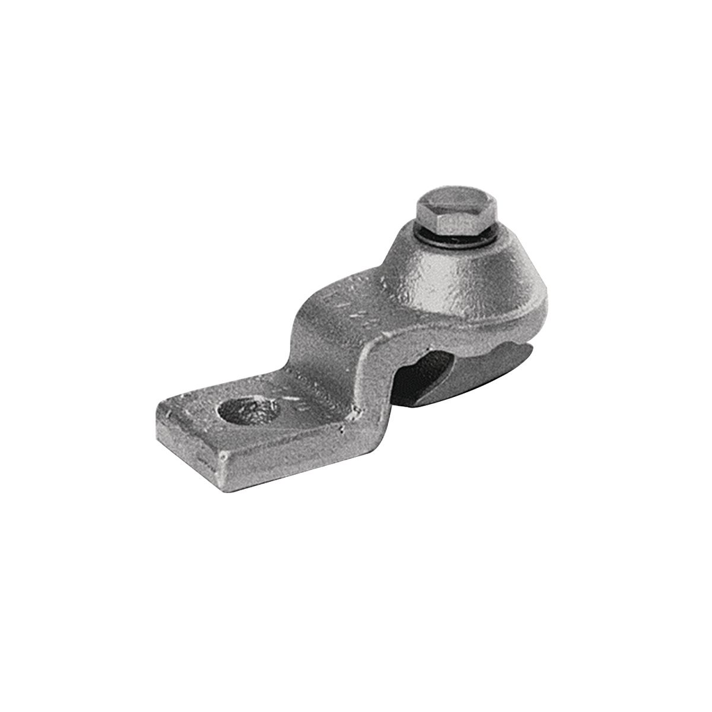 Product image for Burndy EA282N Cu Alloy VERSILUG Terminal, 1/0 - 4/0 AWG Str, 1/2" Stud, 2 NEMA Pad Holes, 175" Spacing