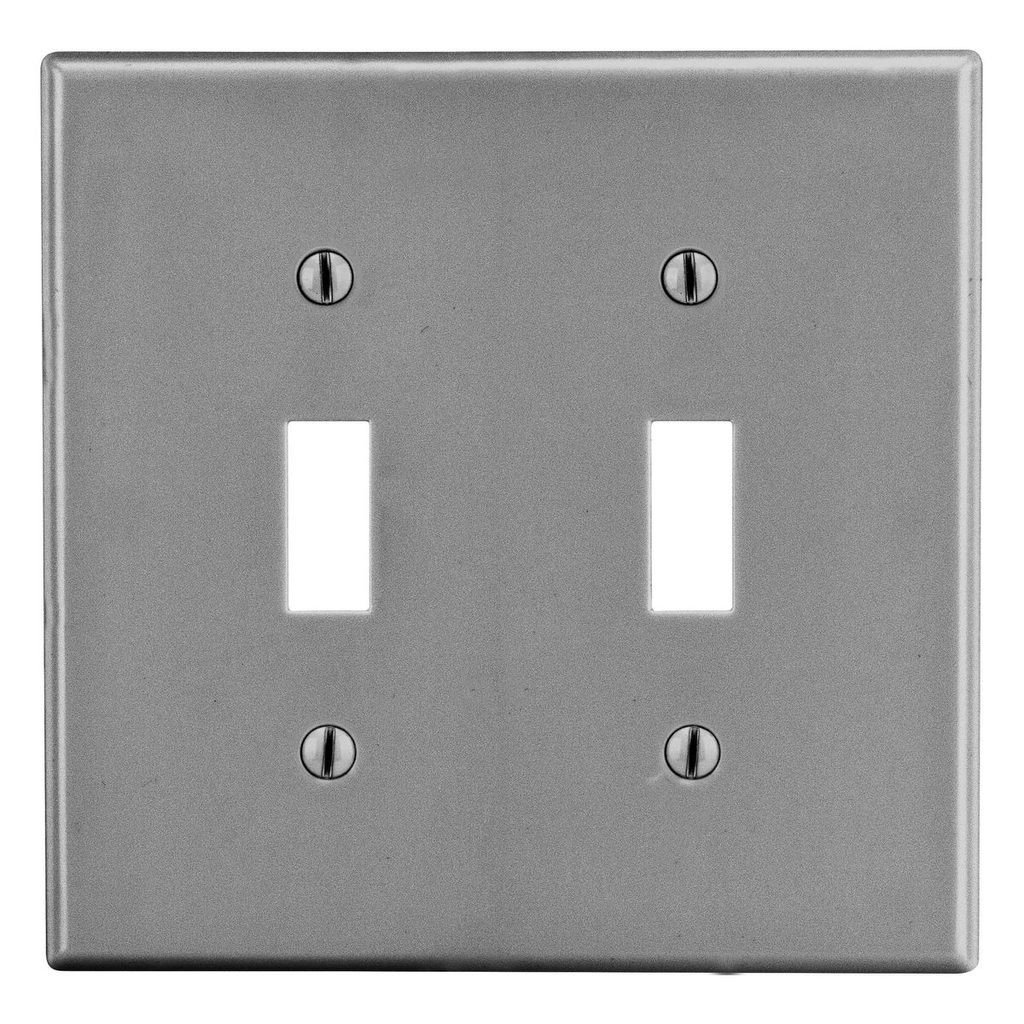 Product image for HWDK PJ2GY WALLPLATE, M-SIZE, 2-G,