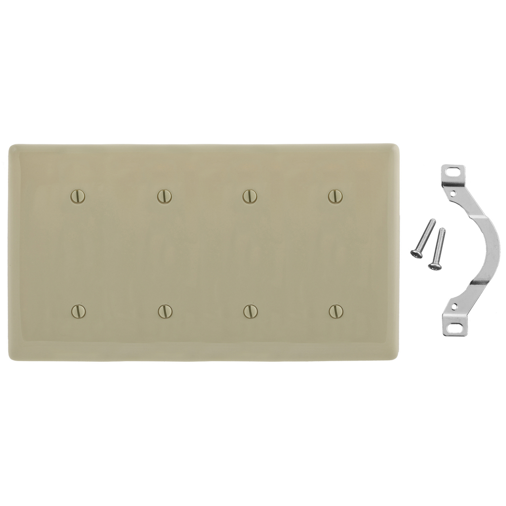 Product image for HWDK NP44I WALLPLATE, 4-G, 4 STRP M