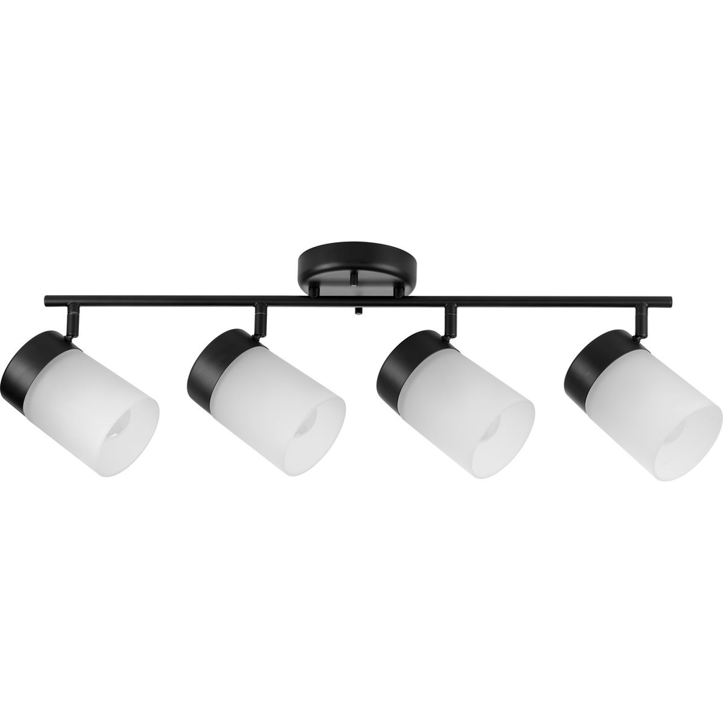 Product image for Progress P900012-031 Ridgecrest Collection Black Four-Head Multi-Directional Track