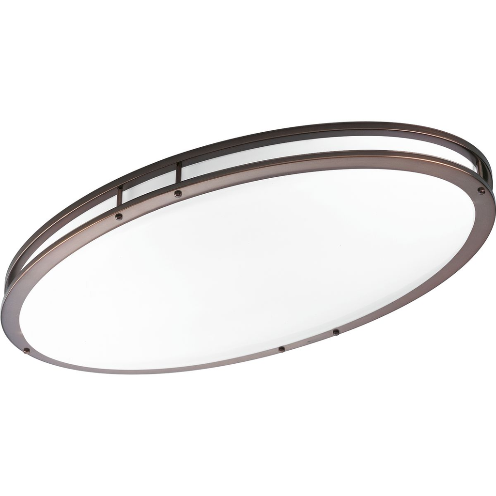 Product image for Progress P7251-17430K9 One-Light 18" LED Oval Flush Mount