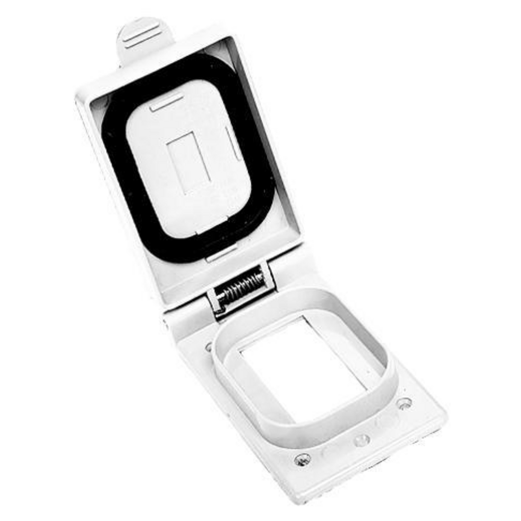 Product image for HCI CWP26CRW W/PROOF GFCI PLATE, PV