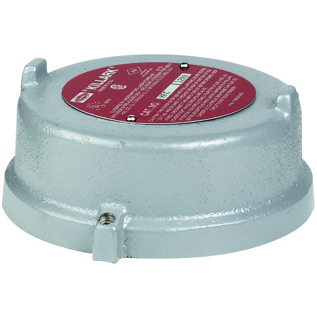 Product image for Killark HFC HK Series, Flat Blank Cover Class I, II, III, BCDEFG, UL/CSA/FM, Cast Aluminum, Type 4, Instrument Enclosure