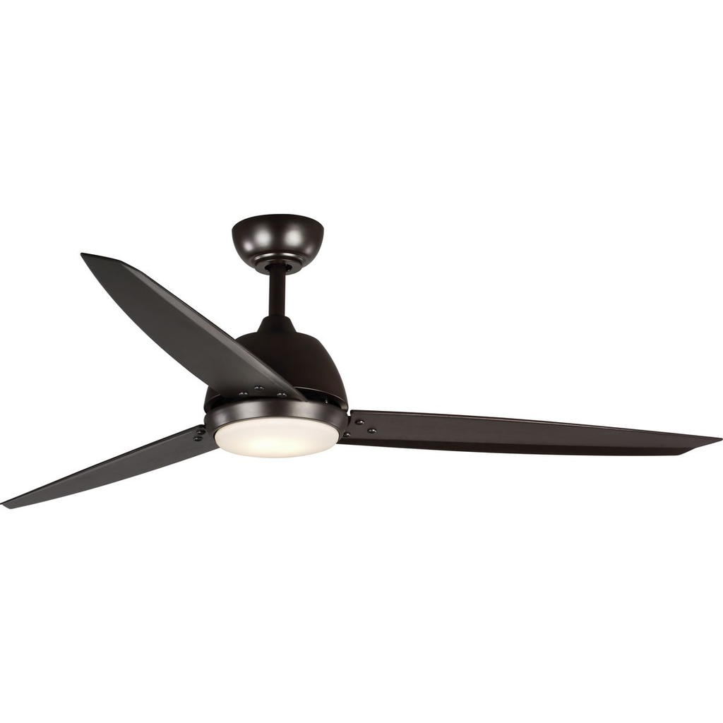 Product image for Progress P2592-12930K Oriole Collection 60" Three-Blade Ceiling Fan with LED Light
