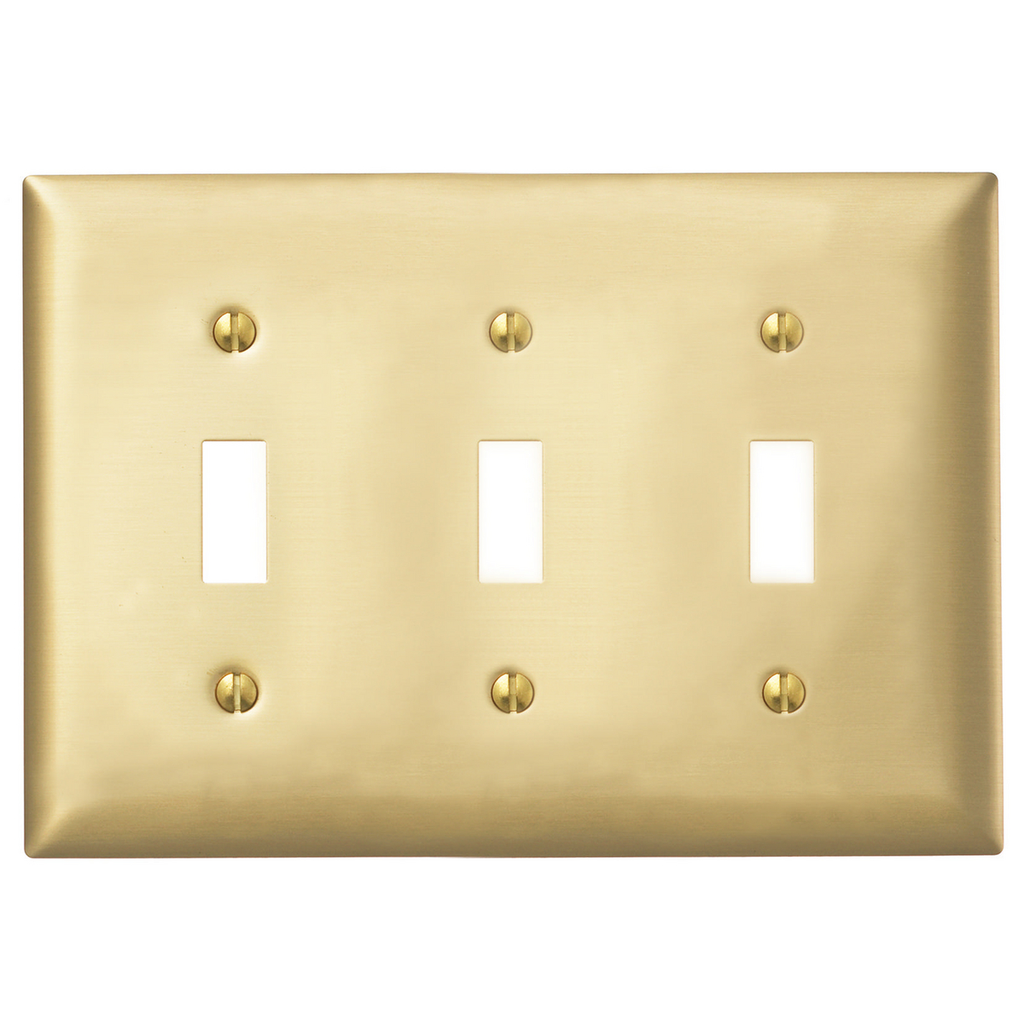 Product image for HPW SB3 WALLPLATE 3-G, 3) TOG OPENI
