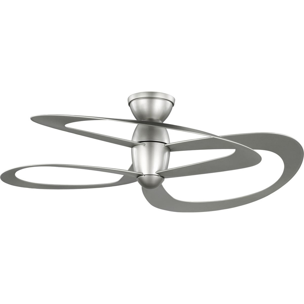Product image for Progress P250063-152 Willacy Collection 3-Blade Painted Nickel 48-Inch DC Motor Contemporary Ceiling Fan